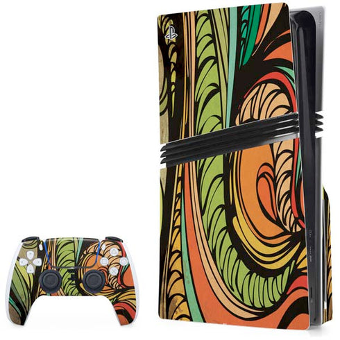 Malestrom 70s Inspired PS5 Pro Disk Bundle  Skin